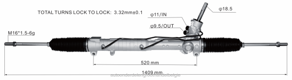 auto onderdelen groothandel Belgie - stuurbekrachtigingsrek lr005939 D006T2835 LAND ROVER
