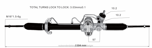 auto onderdelen groothandel Belgie - stuurbekrachtigingshuis 19330567 19133646 19207492 p15851001 D006T2695 CHEVROLET