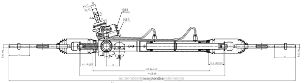 auto-onderdelen benats - stuurbekrachtigingshuis 516127ab D006T2786 DODGE/CHRYSLER