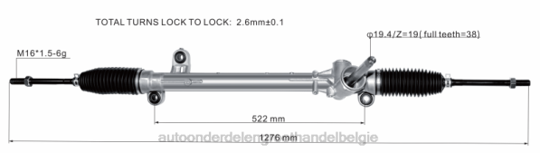 auto onderdelen groothandel - stuurbekrachtigingsrek jx6c-3a500-ad D006T2664 FORD
