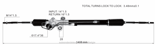 auto-onderdelen benats - stuurbekrachtigingshuis 53601-tk8-a01 D006T2526 HONDA