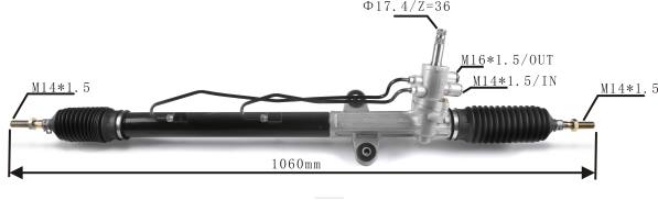 auto-onderdelen winkel - stuurbekrachtigingshuis 53601-s84-g04 53601-s84-a03 D006T2523 HONDA