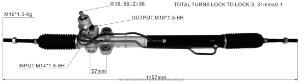auto-onderdelen turnhout - stuurbekrachtigingshuis 57700-3j000 D006T2768 HYUNDAI/KIA