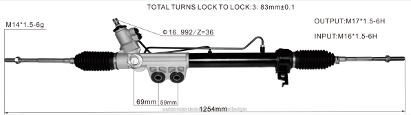 auto-onderdelen lijst - stuurbekrachtigingshuis 8-98229842 D006T2612 ISUZU