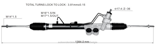 auto-onderdelen turnhout - stuurbekrachtigingsrek 8-97946131-0 D006T2608 ISUZU