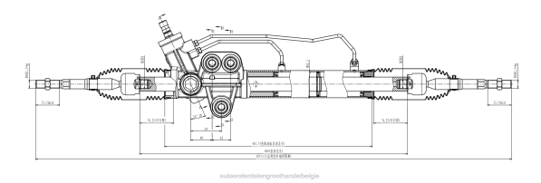 auto-onderdelen winkel - stuurbekrachtigingsrek 8-97239781-2 D006T2613 ISUZU