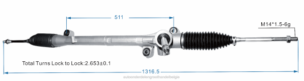 auto-onderdelen turnhout - stuurbekrachtigingsrek k011-32-110m D006T2648 MAZDA