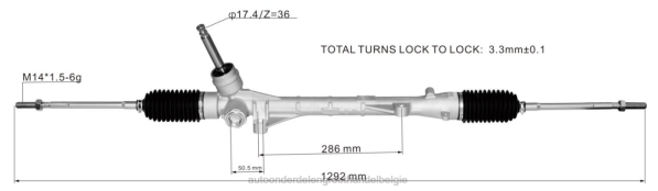 auto-onderdelen Dendermonde - stuurbekrachtigingshuis 4410a557 D006T2550 MITSUBISHI