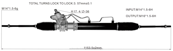 auto-onderdelen oud-turnhout - stuurbekrachtigingshuis 49001-27n00 D006T2591 NISSAN