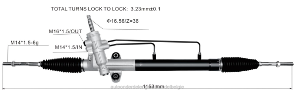 auto-onderdelen winkel - stuurbekrachtigingsrek pw920775 D006T2653 PROTON/PERODUA