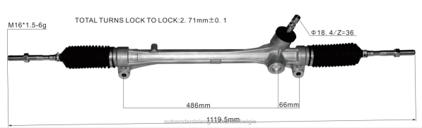auto-onderdelen Dendermonde - stuurbekrachtigingshuis 45510-48070 D006T2520 TOYOTA