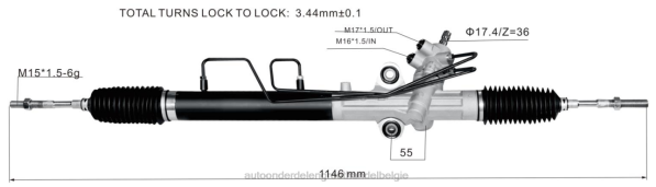 auto onderdelen groothandel Belgie - stuurbekrachtigingshuis 44200-26560 D006T2485 TOYOTA