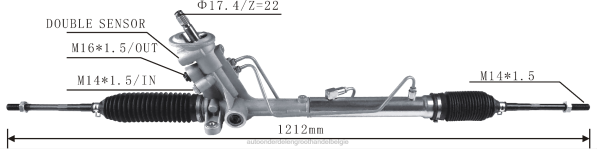 auto-onderdelen oud-turnhout - stuurbekrachtigingshuis 6r1423055d D006T2421 VOLKSWAGEN