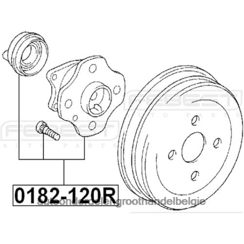auto-onderdelen turnhout - 4245012051 - wielnaaf 44L8JD18